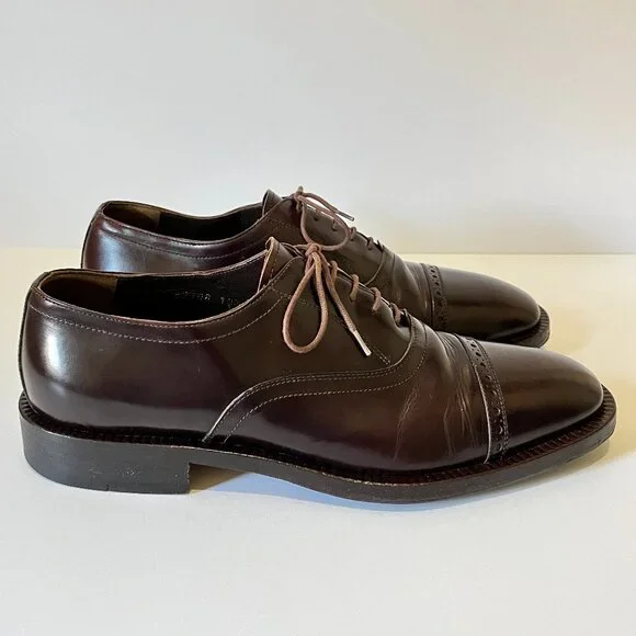Dark Brown Cap Toe Dress Shoe by Joan & David Couture - Picture 6 of 13